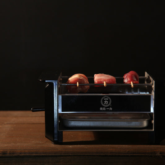 電気焼台 + 焼鳥5種×各2本(計10本)+ 薬味セット